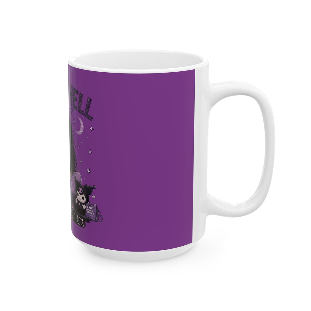 Taco Hell Ceramic Mug – Cute Gothic Girl Late-Night Taco 11oz
