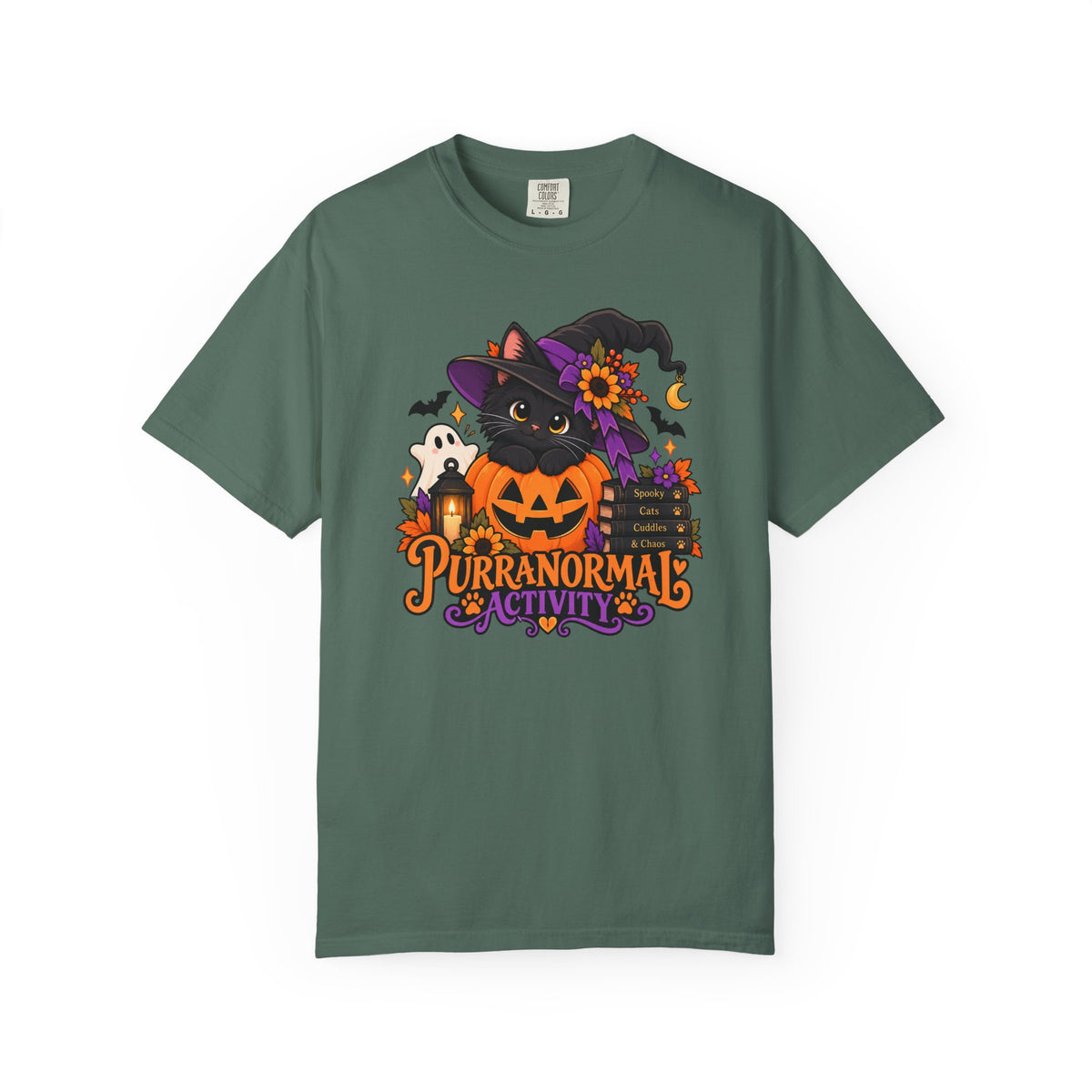 Purranormal Activity Halloween Cat T-Shirt