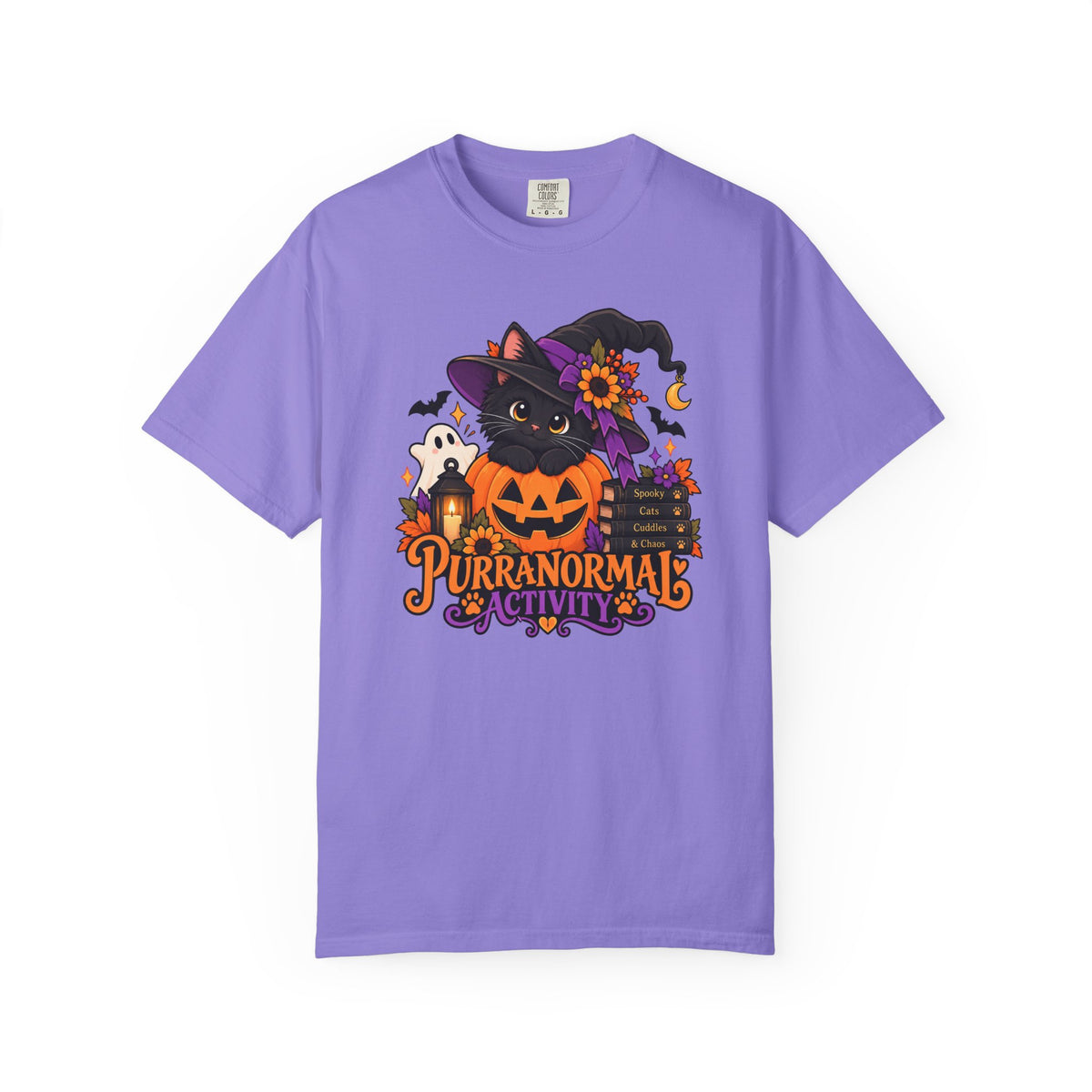 Purranormal Activity Halloween Cat T-Shirt