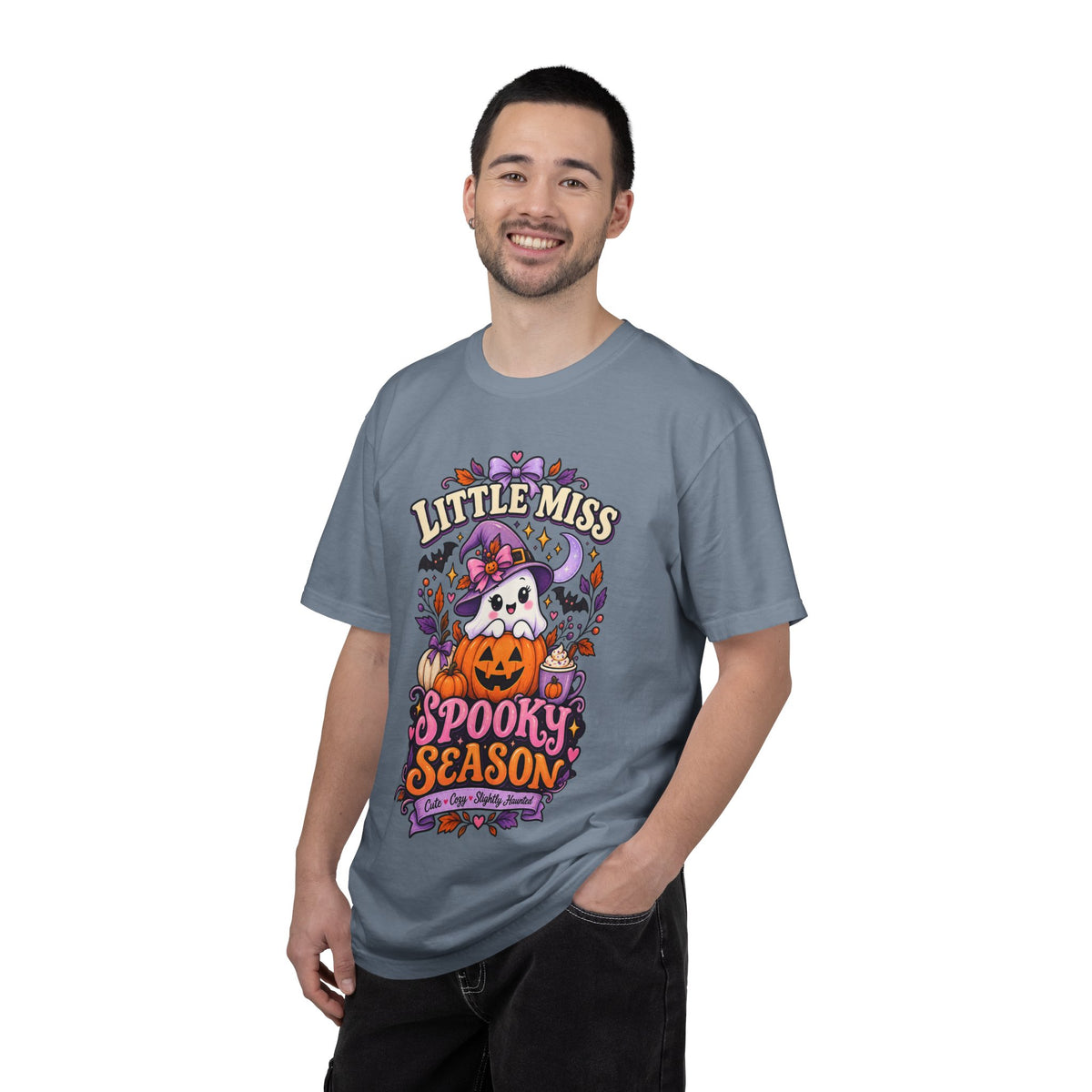 T-Shirt — "Little Miss Spooky Season" Halloween Graphic Tee