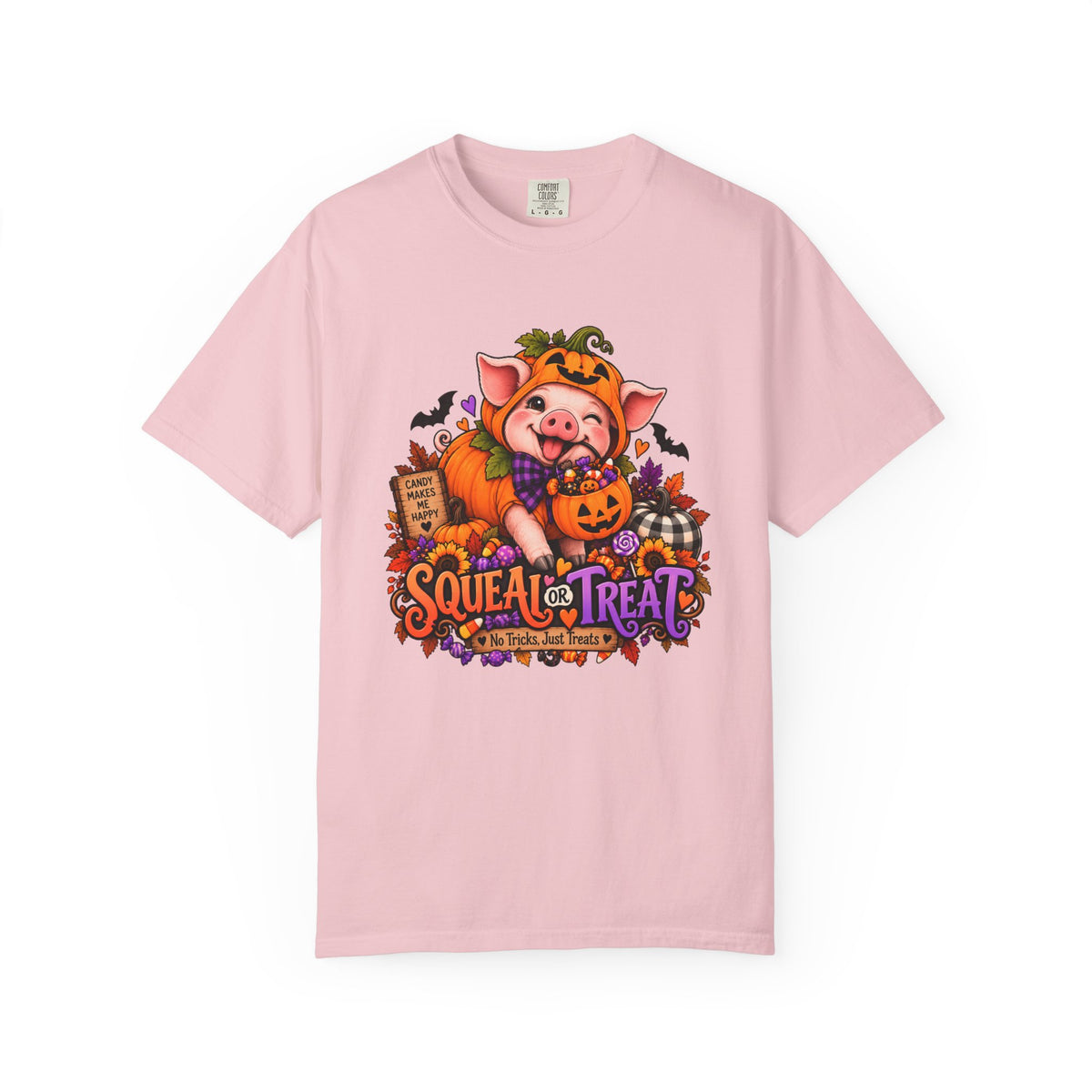 Halloween Pig "Squeal or Treat" T-Shirt