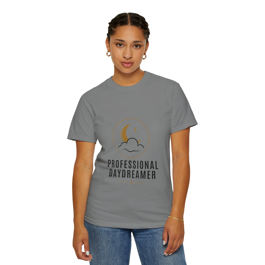 Professional Daydreamer T-Shirt — Moon & Cloud Graphic Tee