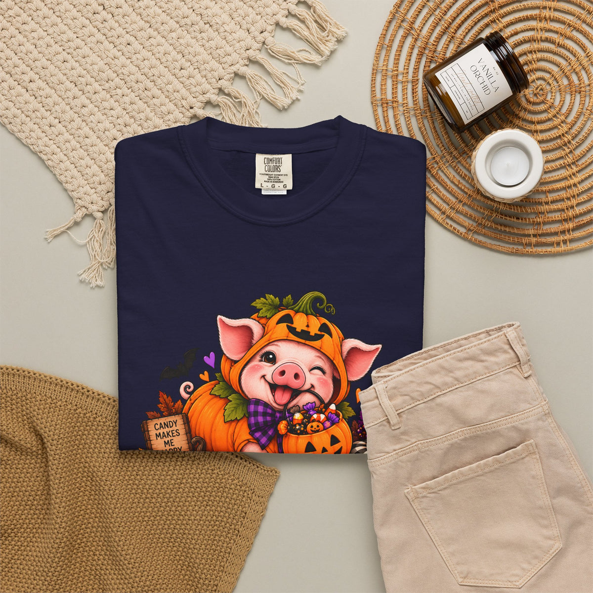 Halloween Pig "Squeal or Treat" T-Shirt