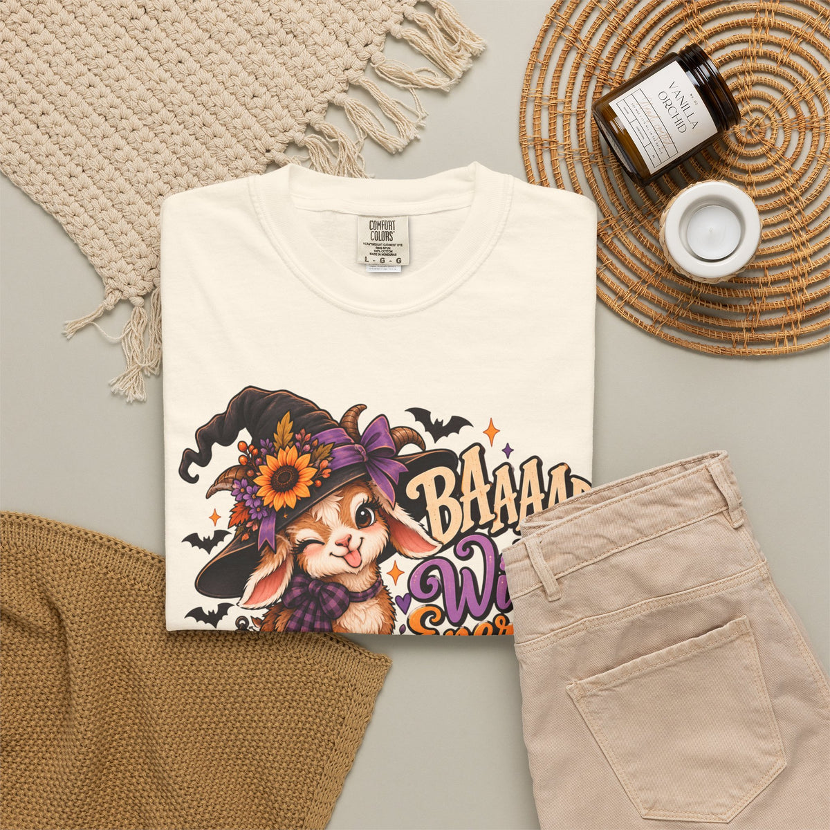 "Baaad Witch Energy" Goat Tee