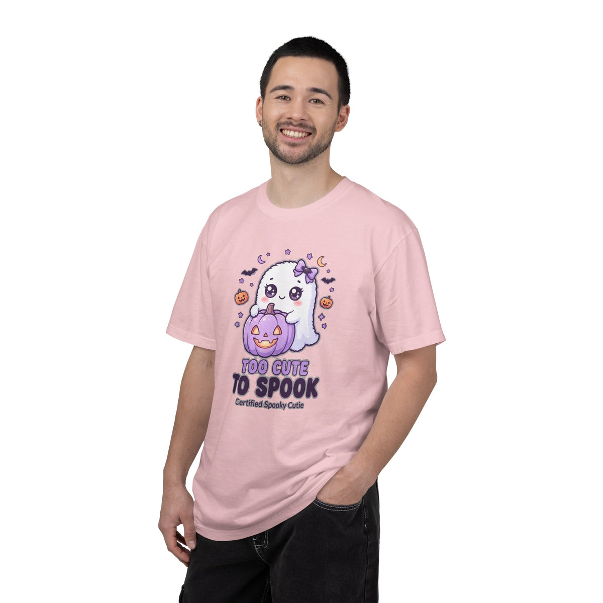 Too Cute to Spook Ghost T-Shirt — Cute Halloween Graphic Tee