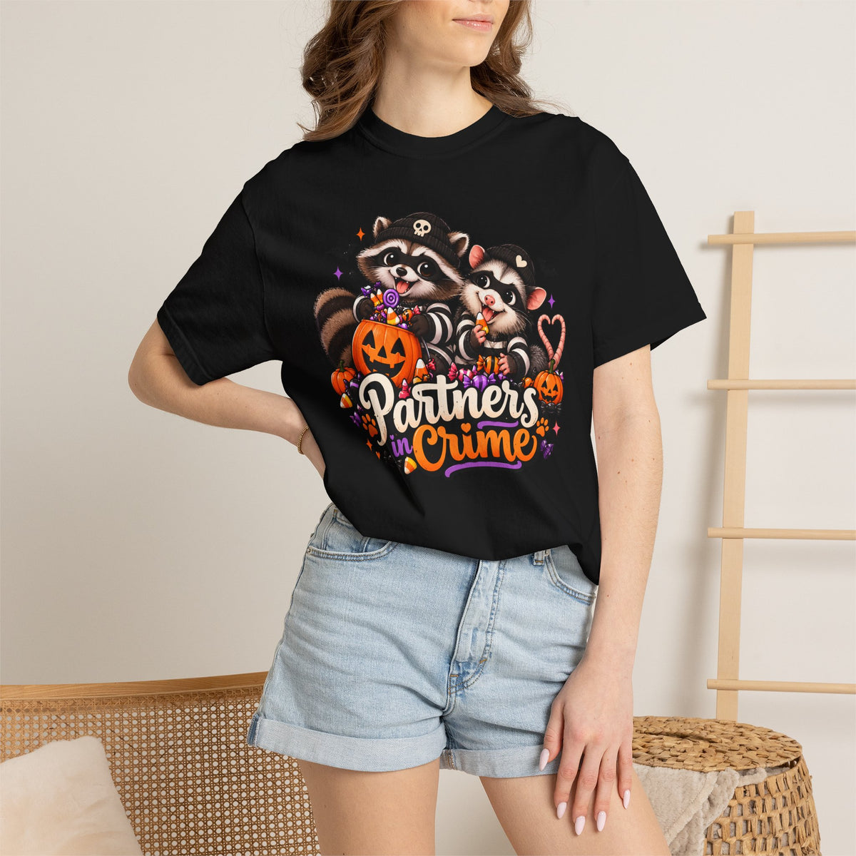 Partners in Crime Halloween T-Shirt