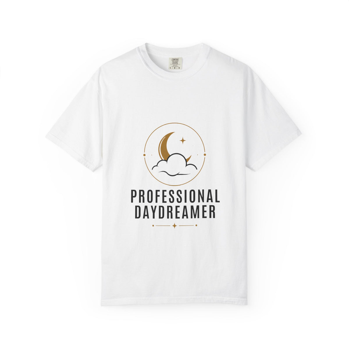 Professional Daydreamer T-Shirt — Moon & Cloud Graphic Tee