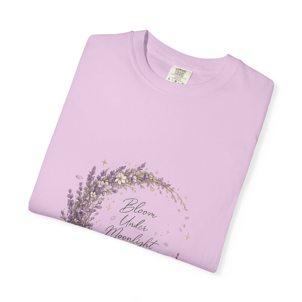 "Bloom Under Moonlight" Botanical Tee
