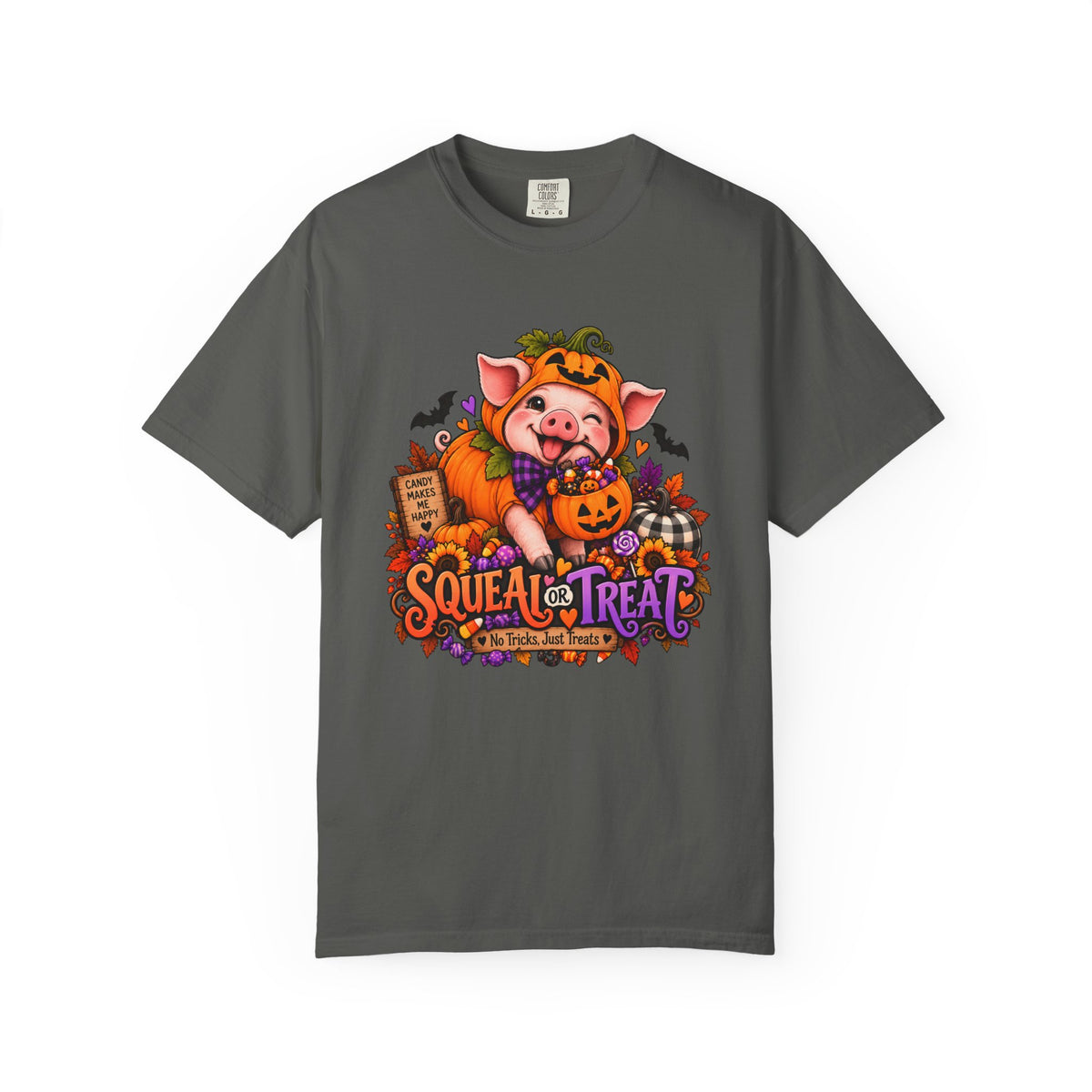 Halloween Pig "Squeal or Treat" T-Shirt