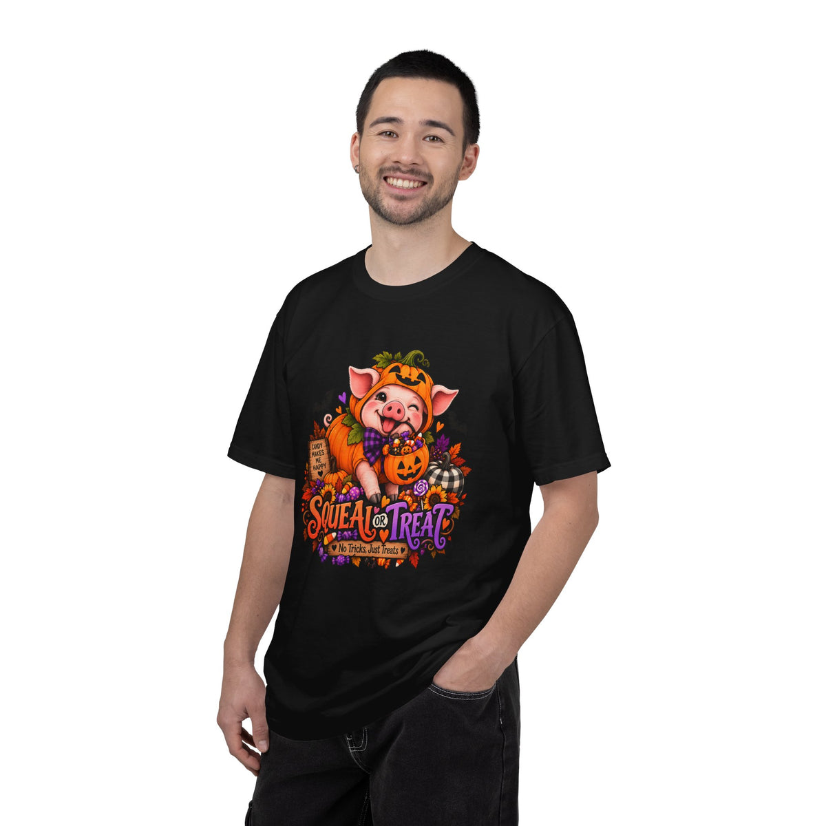 Halloween Pig "Squeal or Treat" T-Shirt