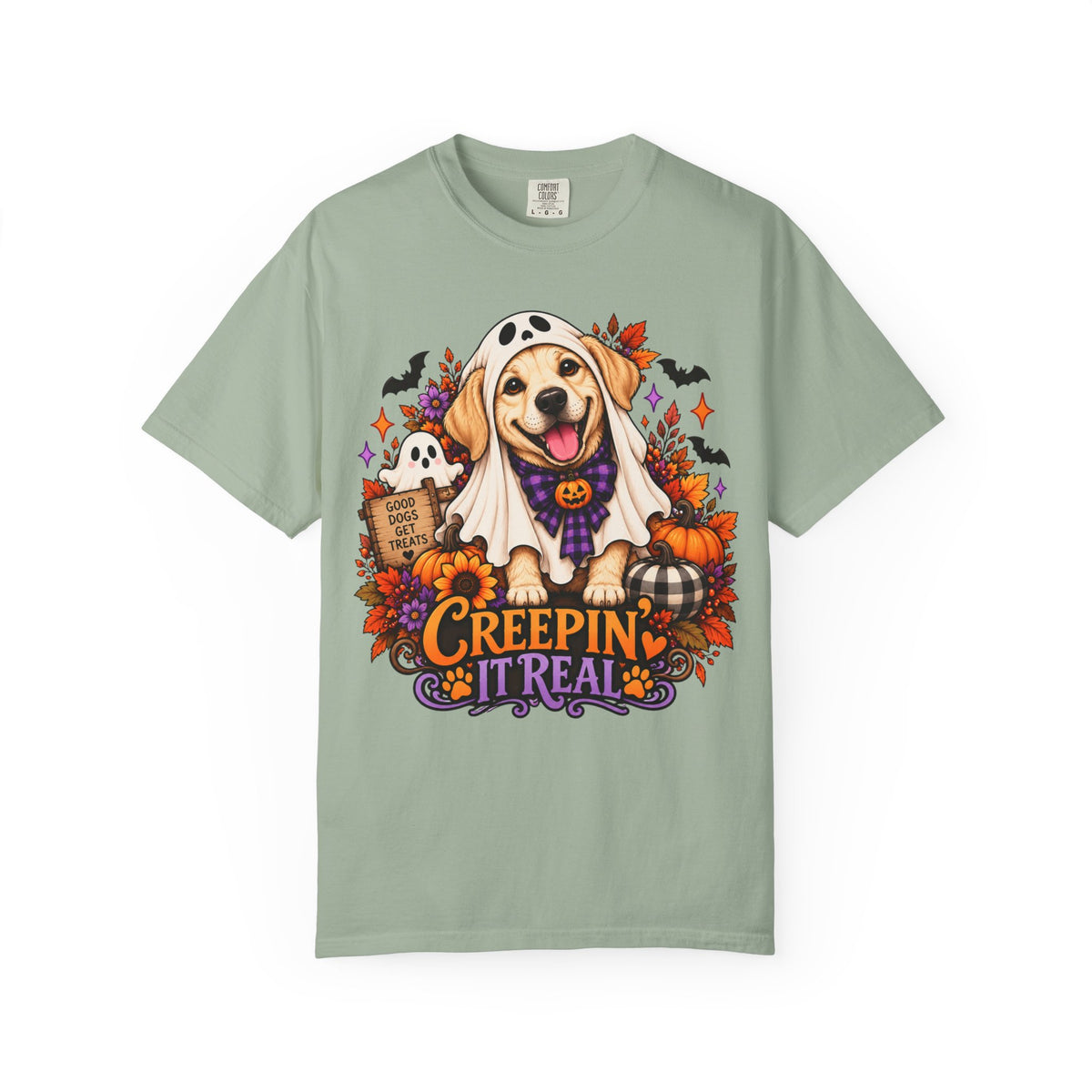 "Creepin' It Real" Ghost Pup T-Shirt