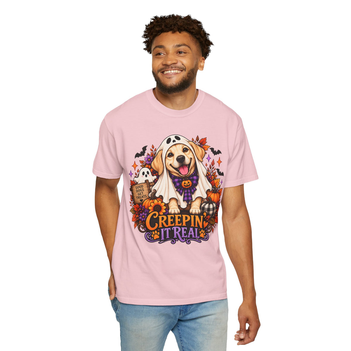 "Creepin' It Real" Ghost Pup T-Shirt