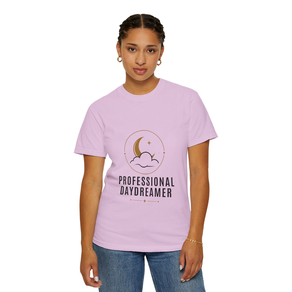 Professional Daydreamer T-Shirt — Moon & Cloud Graphic Tee