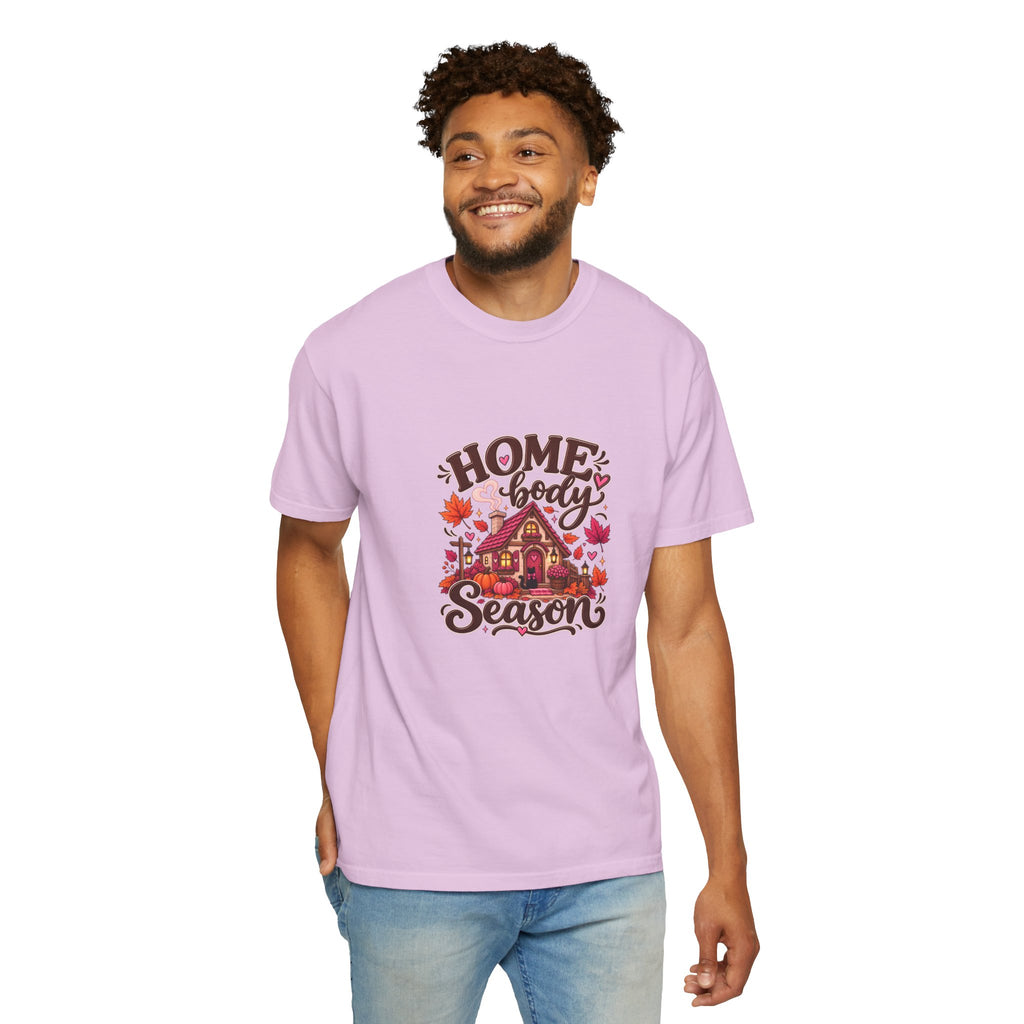 Homebody Season T-Shirt — Cozy Autumn Cabin Fall Graphic Tee