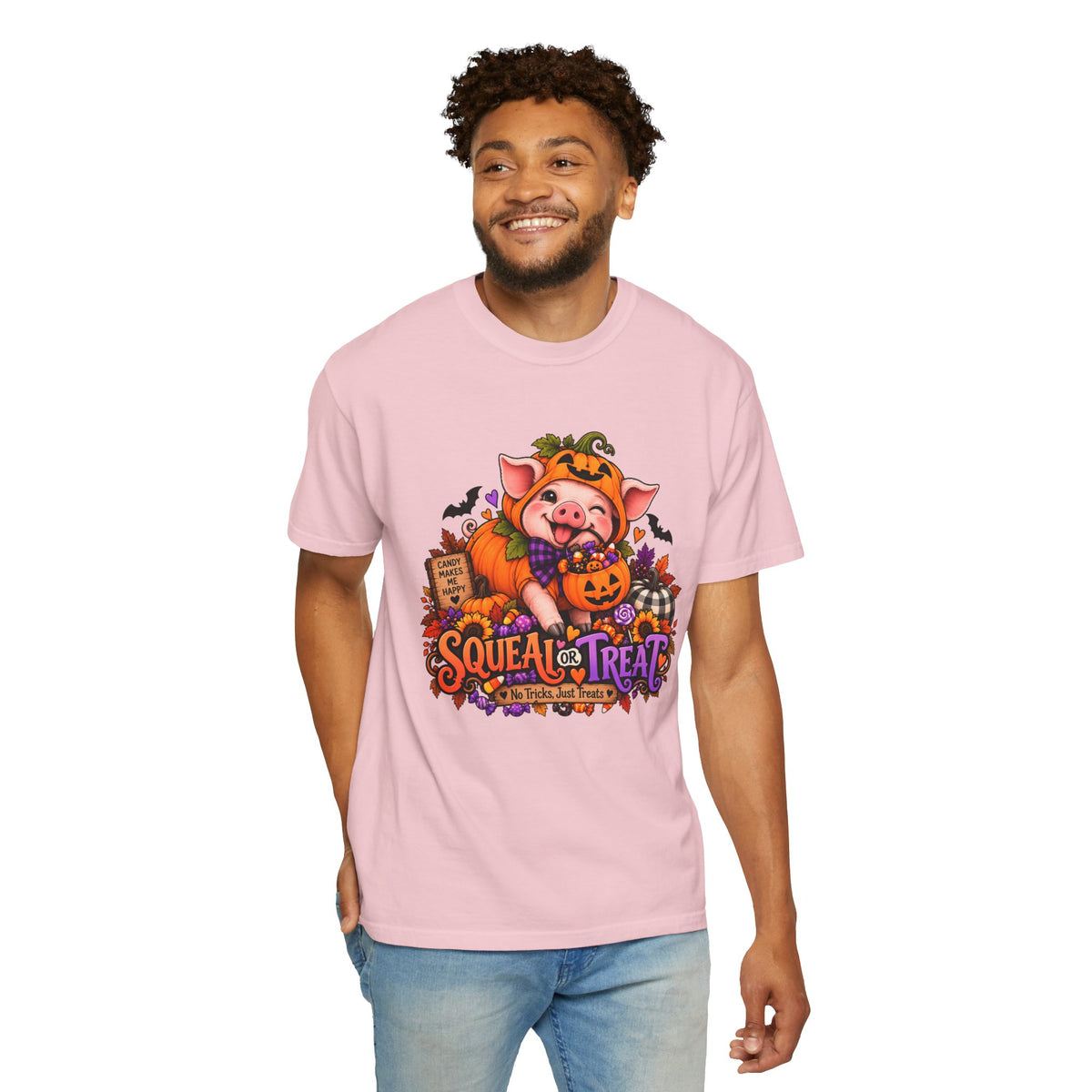 Halloween Pig "Squeal or Treat" T-Shirt