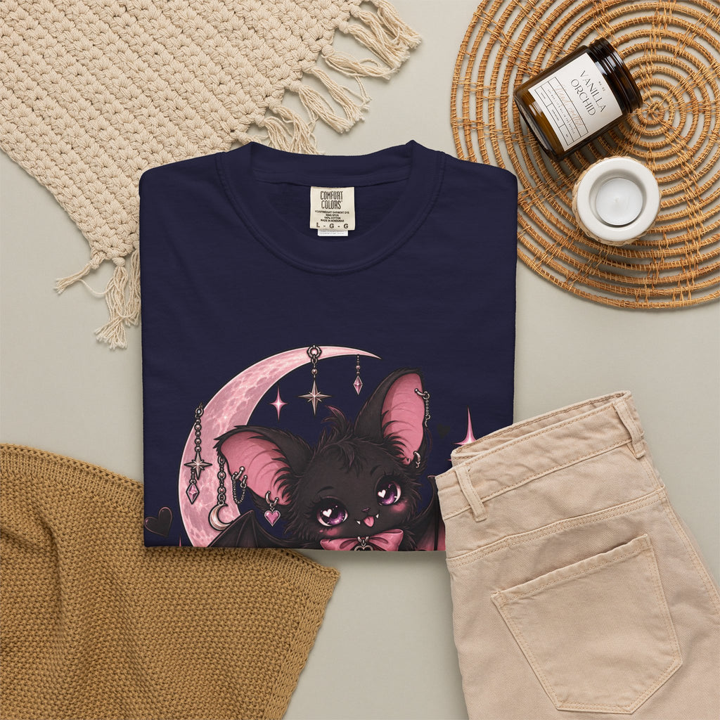 Certified Creature of the Night T-Shirt — Goth Bat Graphic Tee