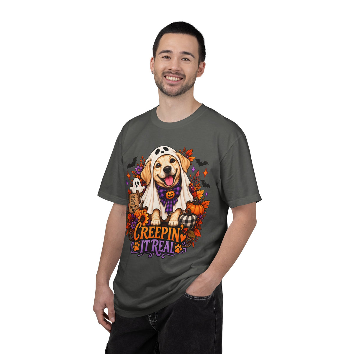 "Creepin' It Real" Ghost Pup T-Shirt