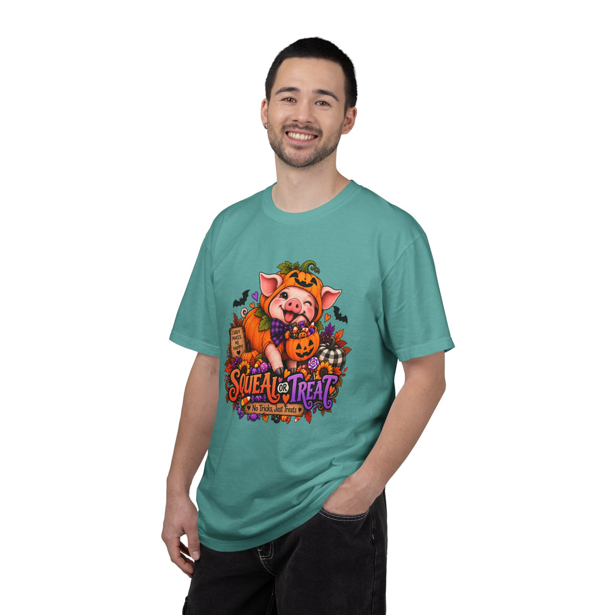 Halloween Pig "Squeal or Treat" T-Shirt