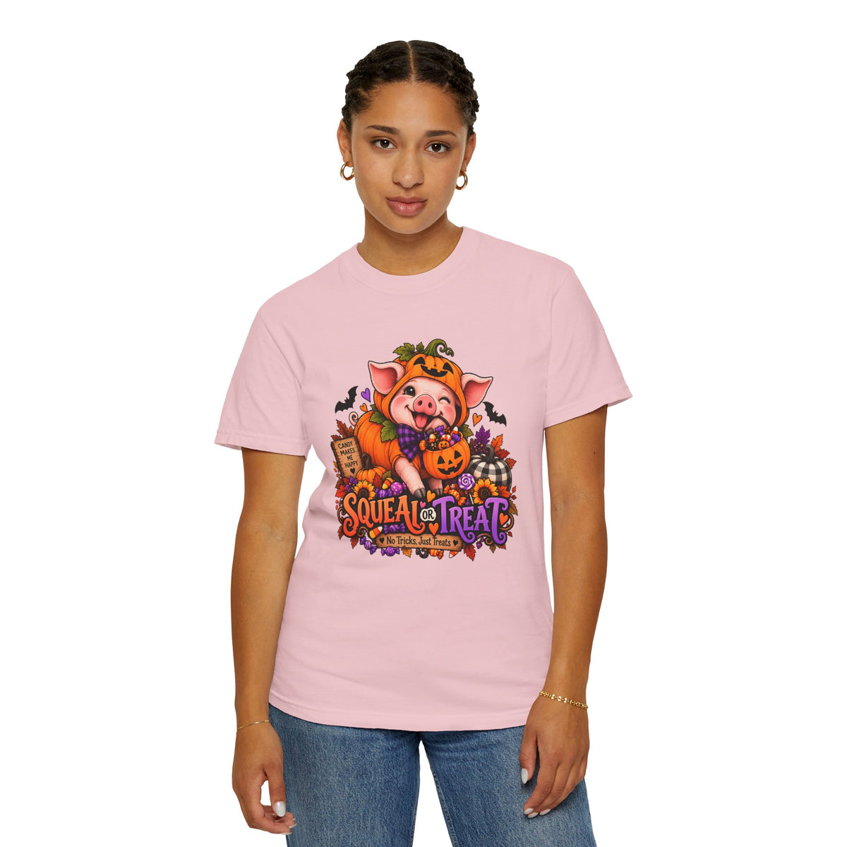 Halloween Pig "Squeal or Treat" T-Shirt