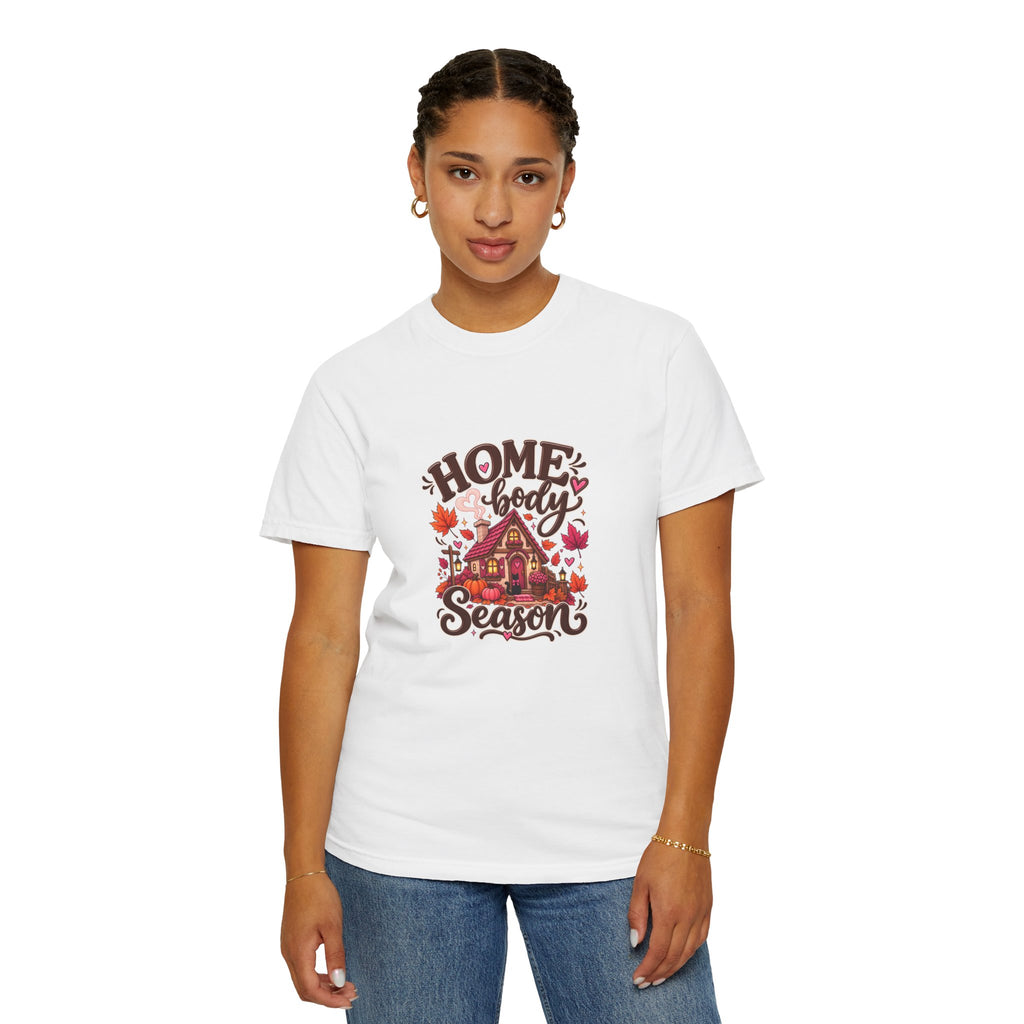 Homebody Season T-Shirt — Cozy Autumn Cabin Fall Graphic Tee