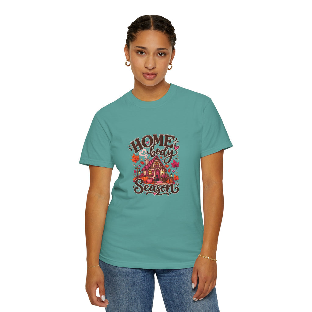 Homebody Season T-Shirt — Cozy Autumn Cabin Fall Graphic Tee