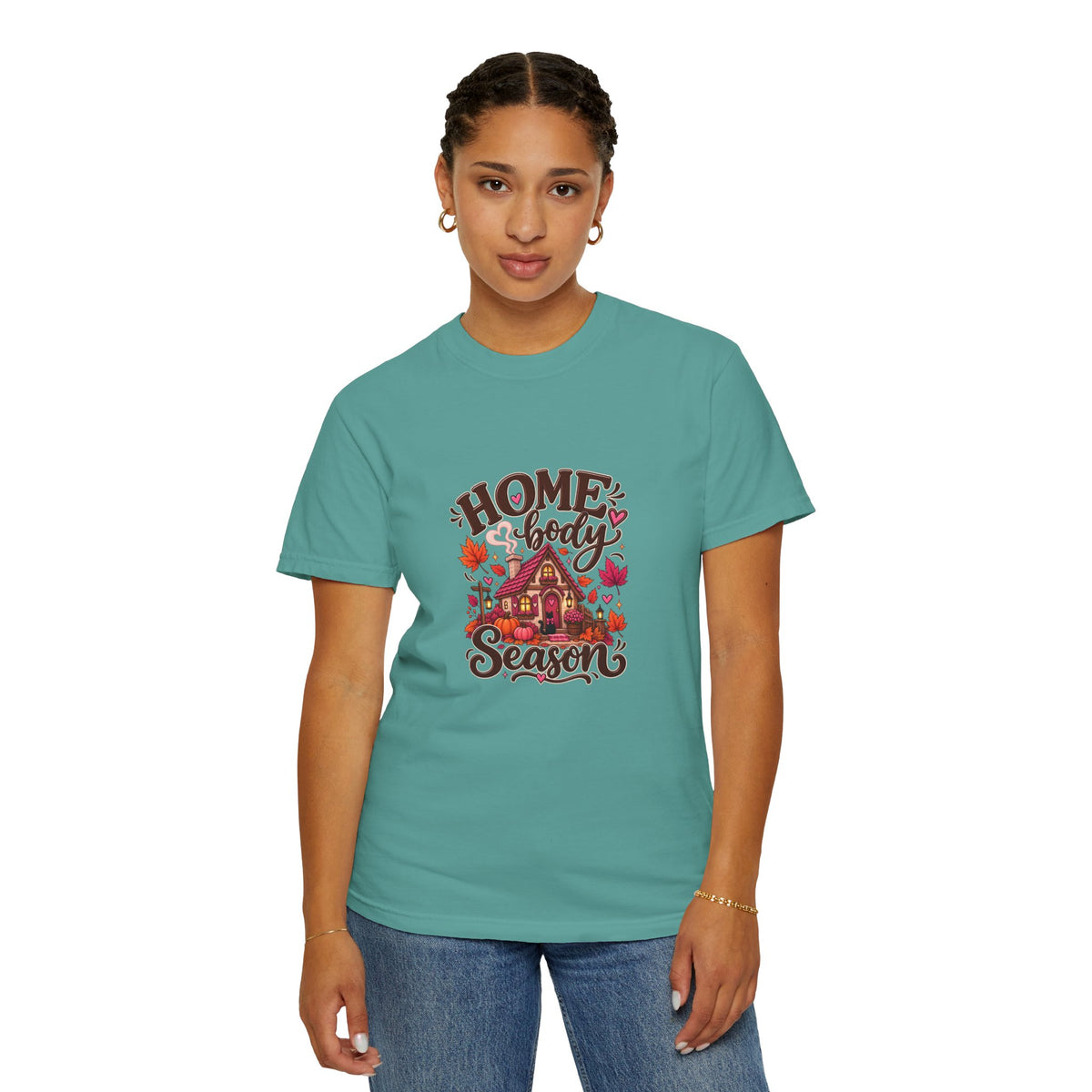 Homebody Season T-Shirt — Cozy Autumn Cabin Fall Graphic Tee