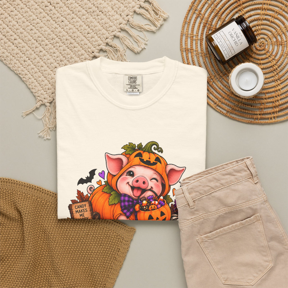 Halloween Pig "Squeal or Treat" T-Shirt