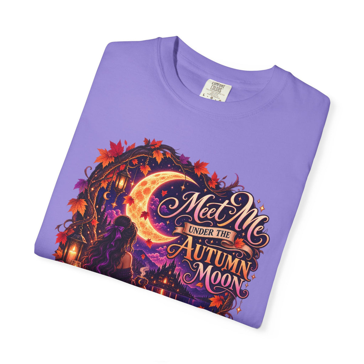 "Meet Me Under the Autumn Moon" Fall Graphic Tee