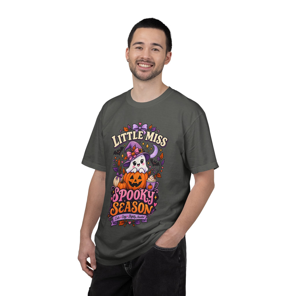 T-Shirt — "Little Miss Spooky Season" Halloween Graphic Tee
