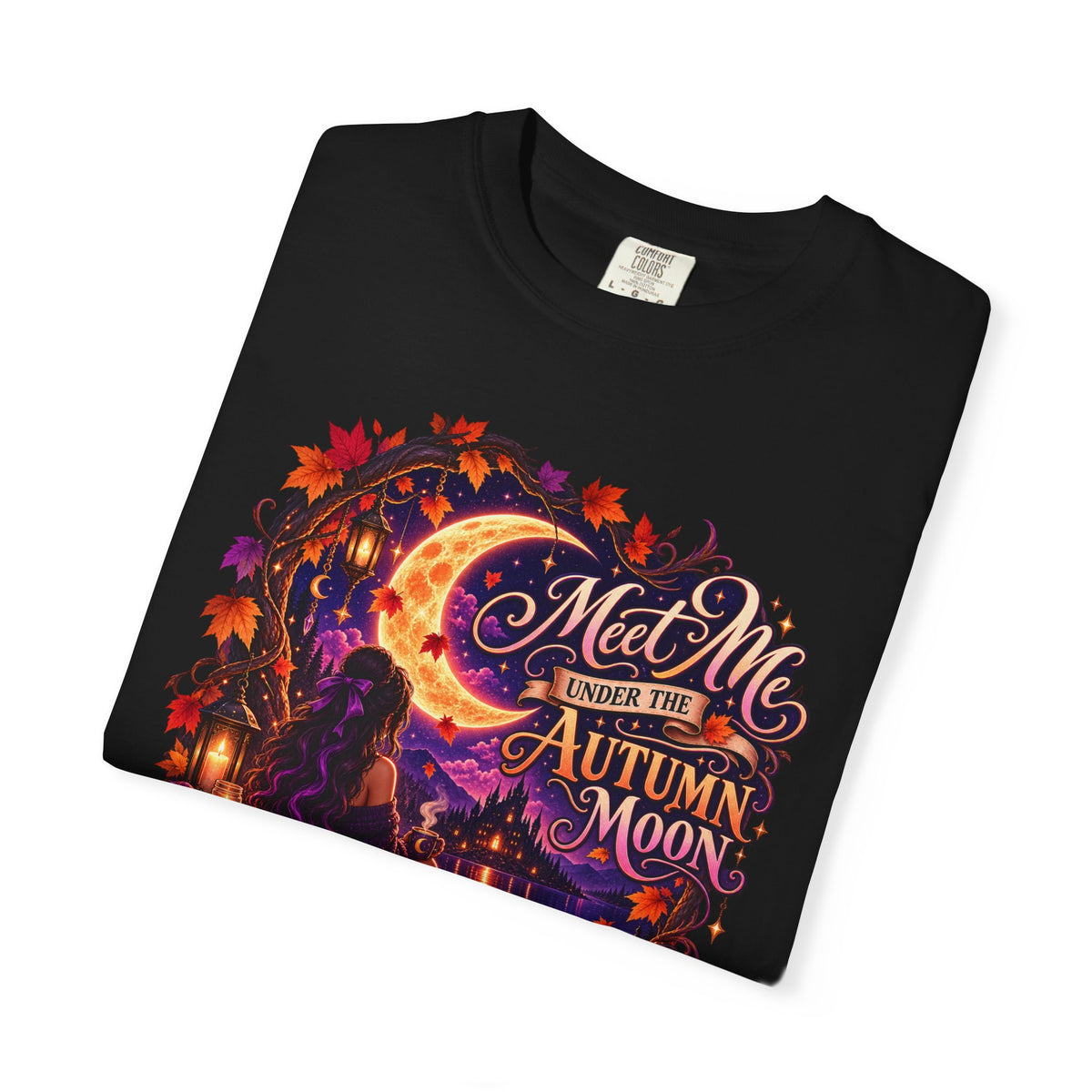 "Meet Me Under the Autumn Moon" Fall Graphic Tee