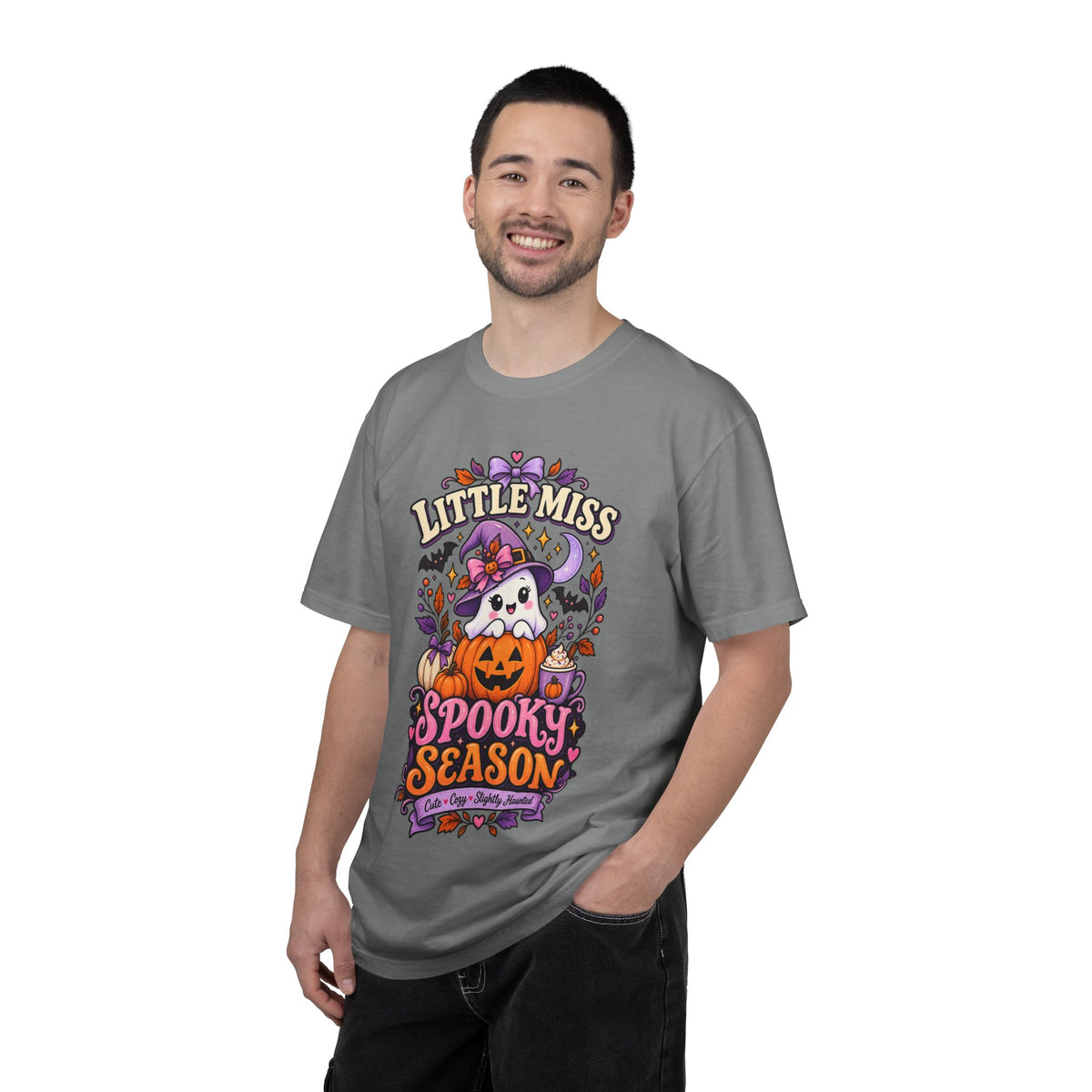 T-Shirt — "Little Miss Spooky Season" Halloween Graphic Tee
