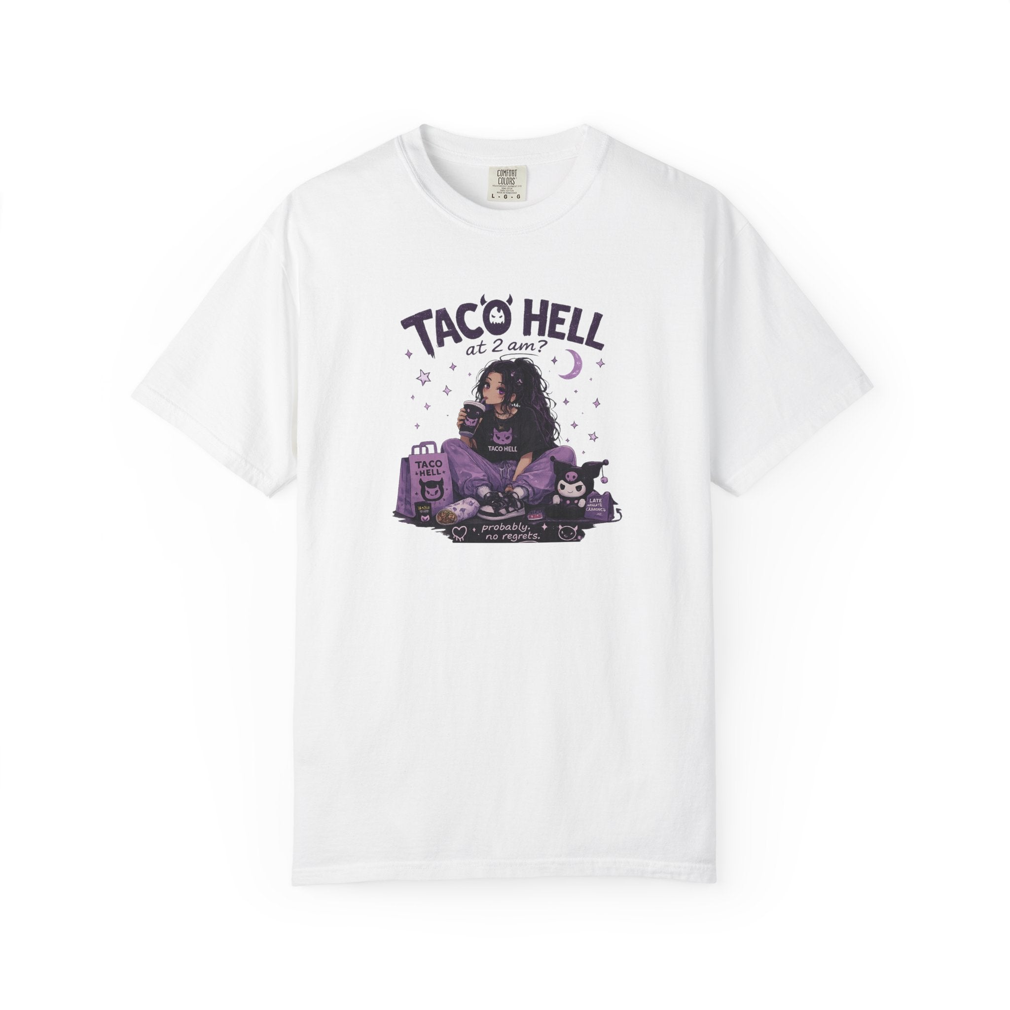 T-Shirt — "Taco Hell" Goth Taco Lover Graphic Tee