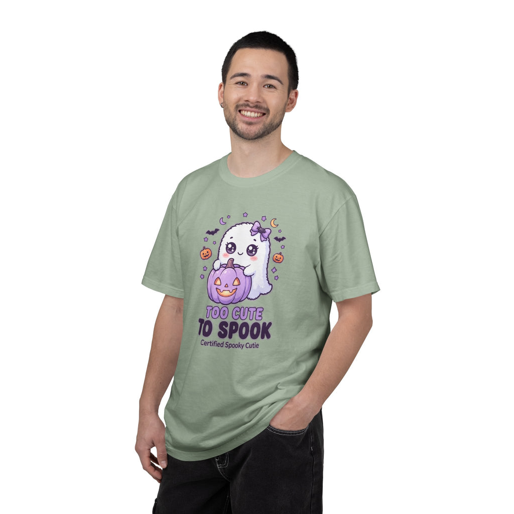 Too Cute to Spook Ghost T-Shirt — Cute Halloween Graphic Tee