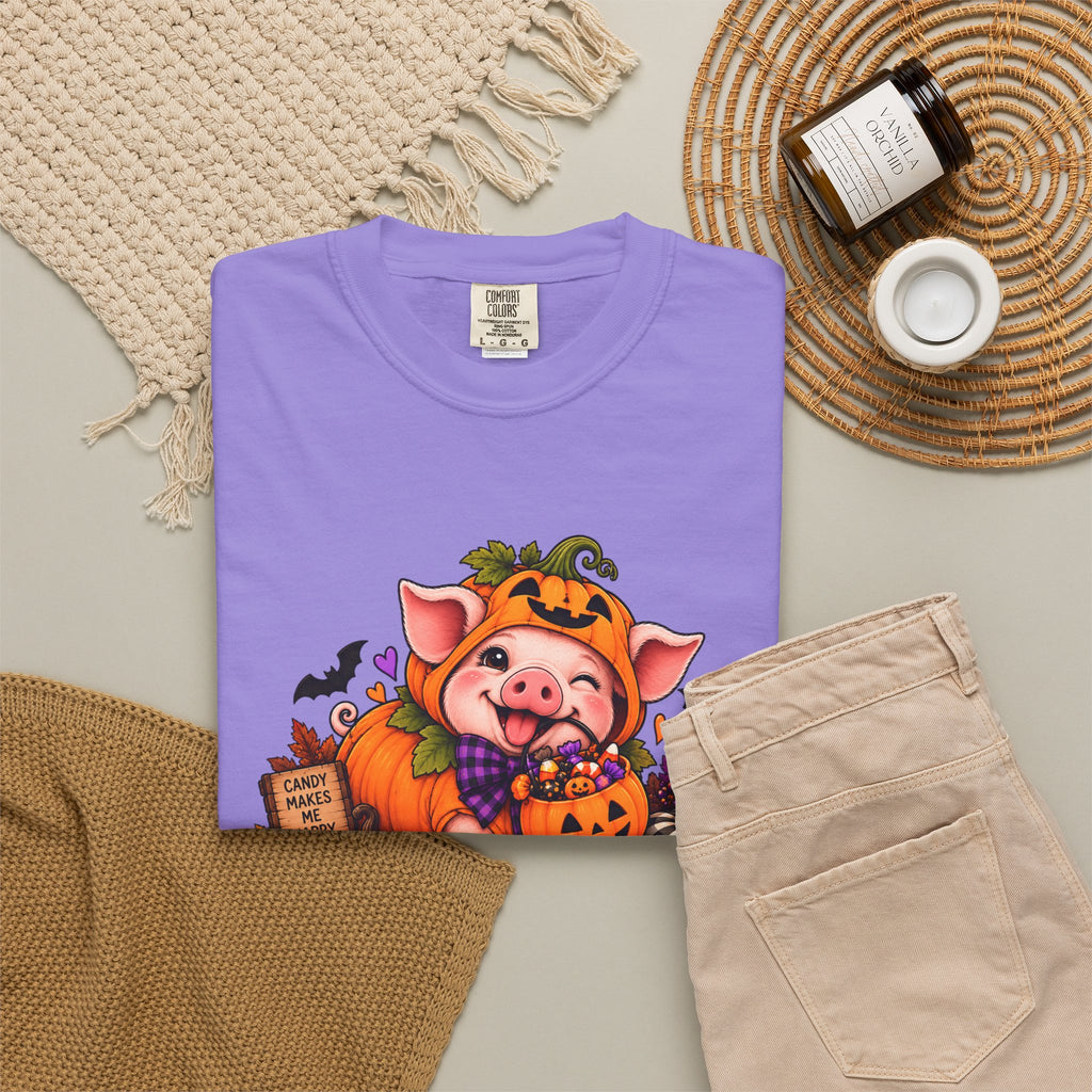 Halloween Pig "Squeal or Treat" T-Shirt