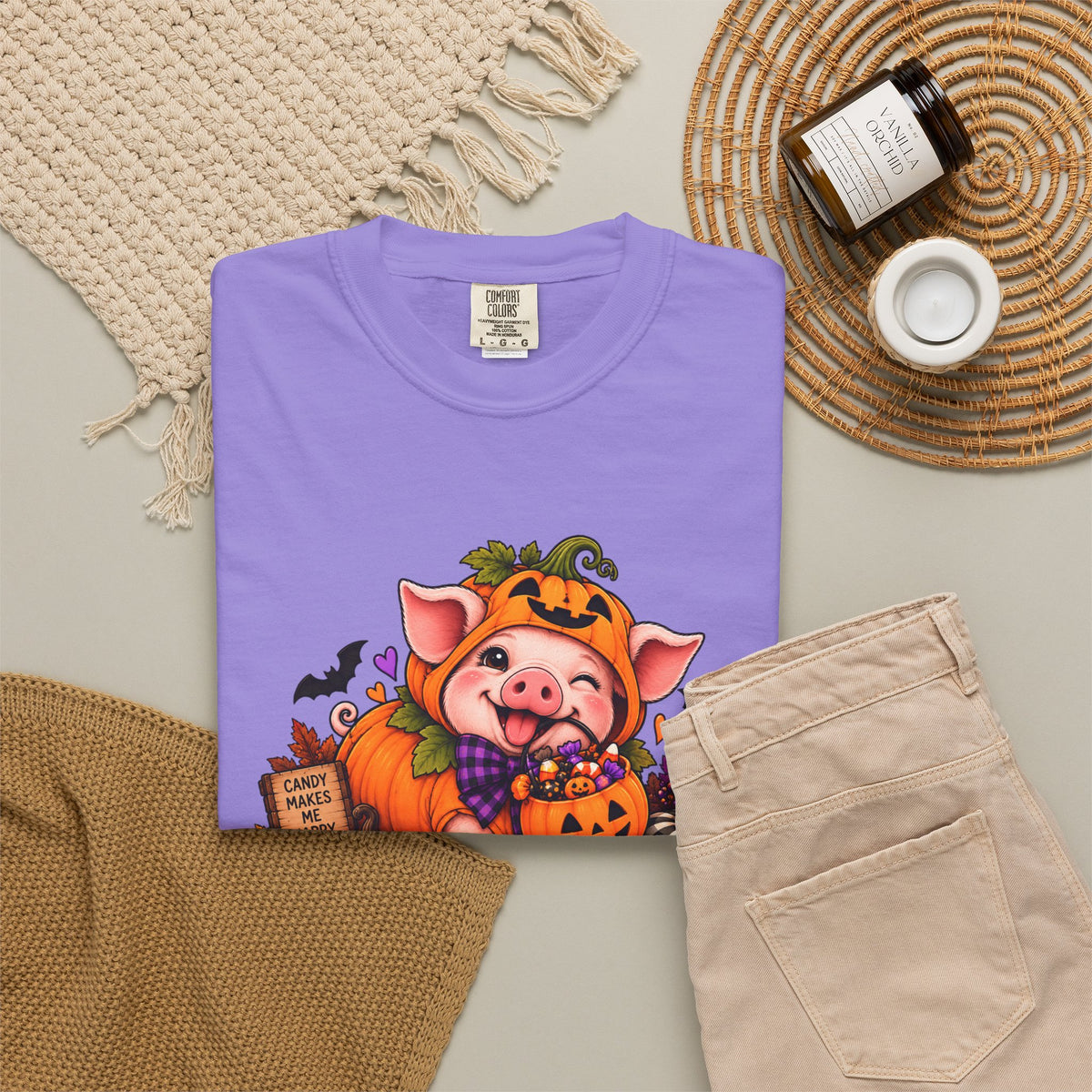 Halloween Pig "Squeal or Treat" T-Shirt