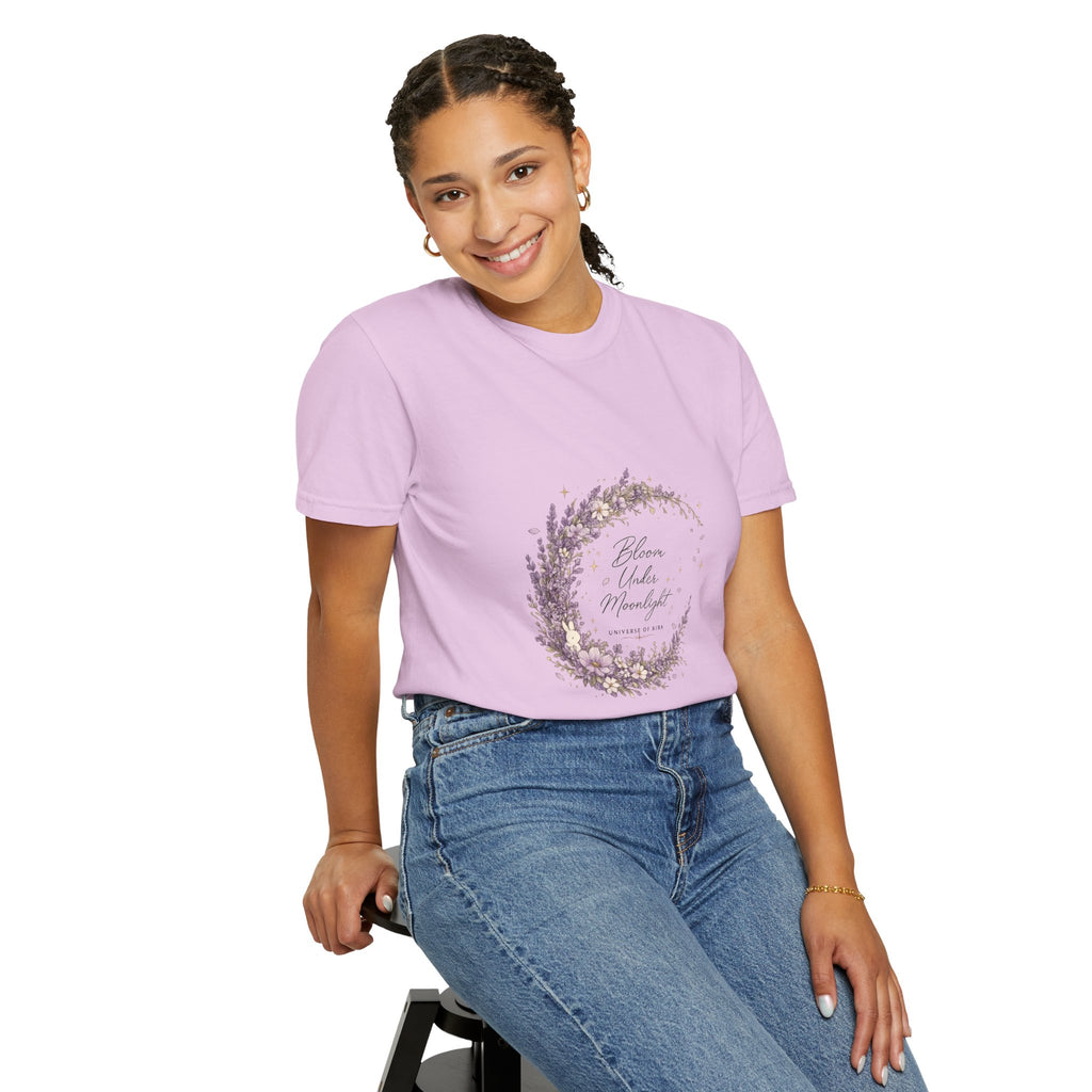 "Bloom Under Moonlight" Botanical Tee