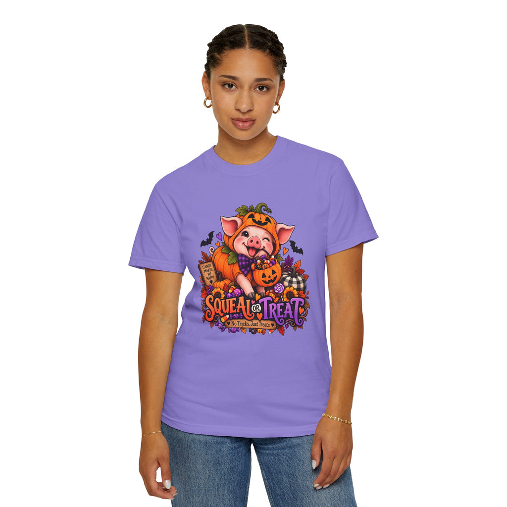 Halloween Pig "Squeal or Treat" T-Shirt