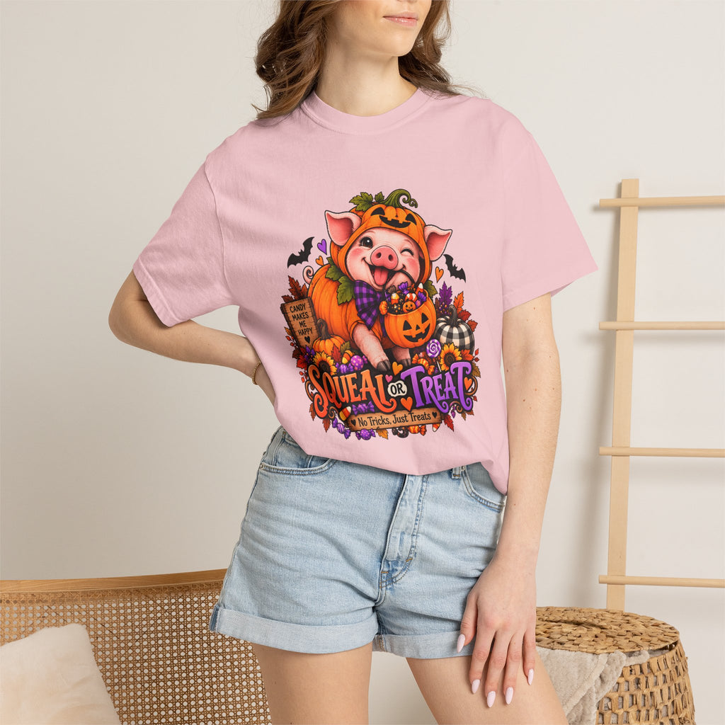 Halloween Pig "Squeal or Treat" T-Shirt