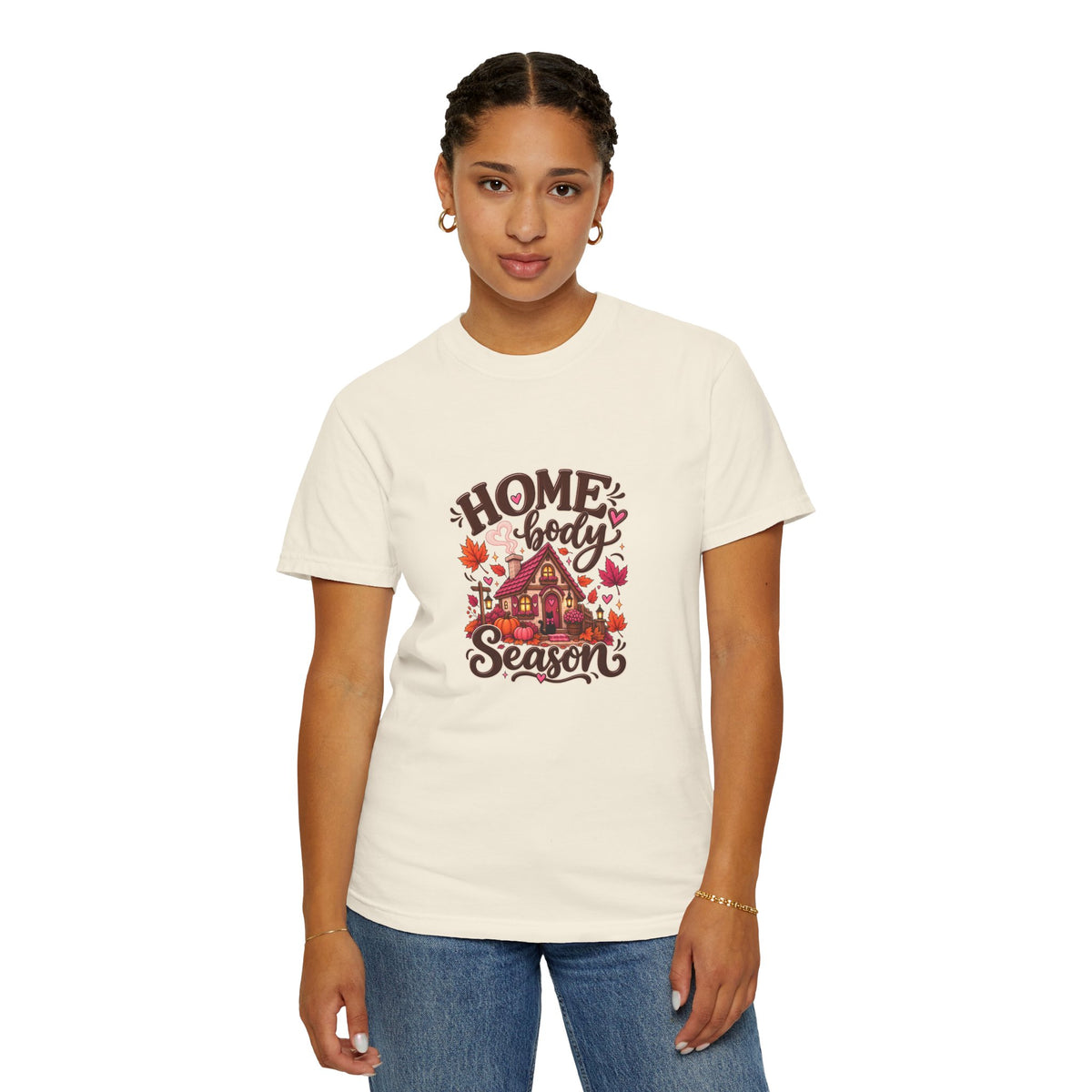 Homebody Season T-Shirt — Cozy Autumn Cabin Fall Graphic Tee