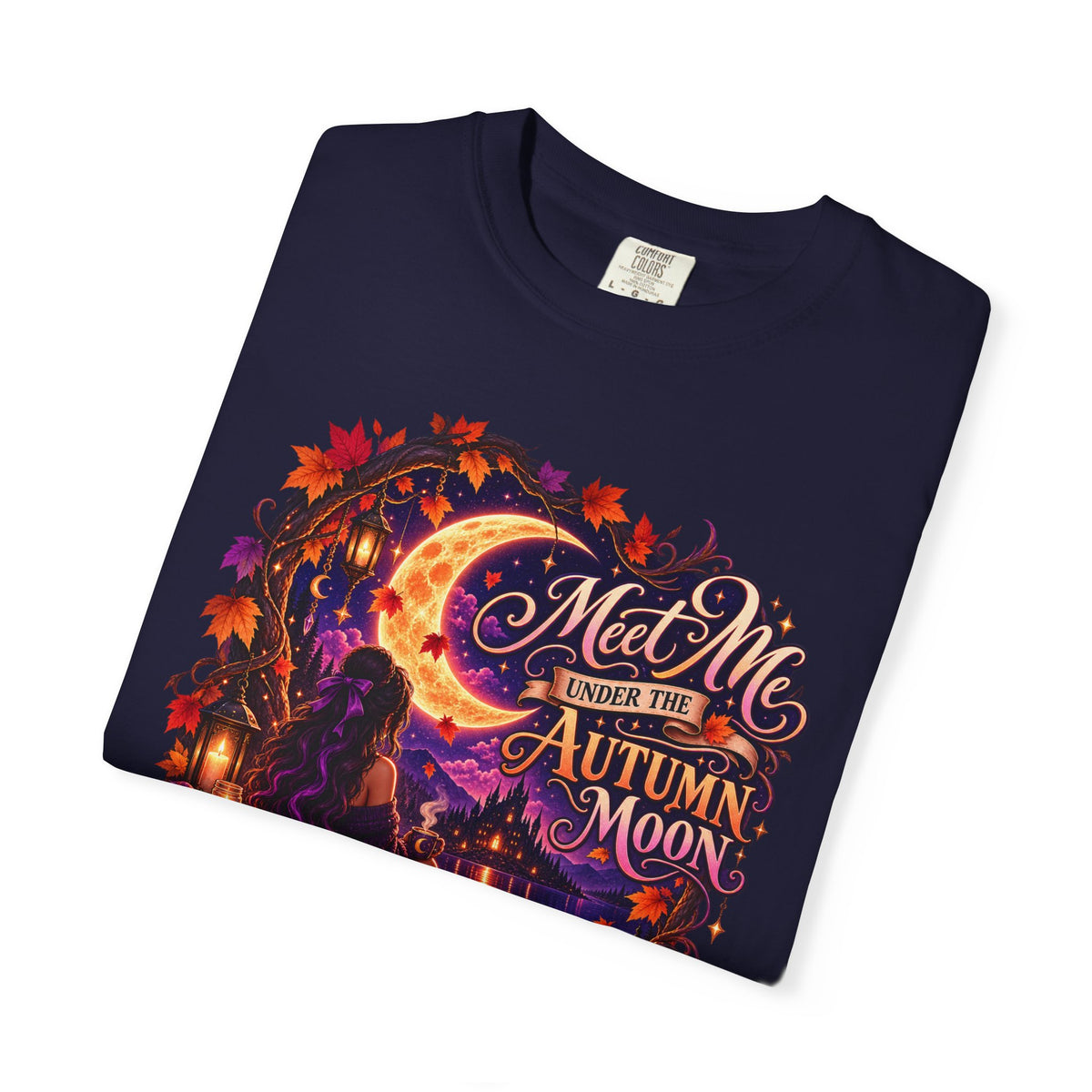 "Meet Me Under the Autumn Moon" Fall Graphic Tee