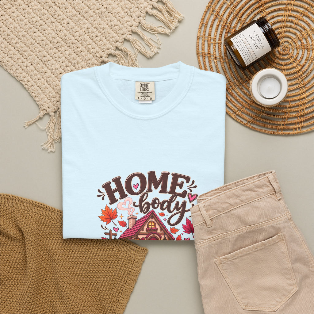 Homebody Season T-Shirt — Cozy Autumn Cabin Fall Graphic Tee