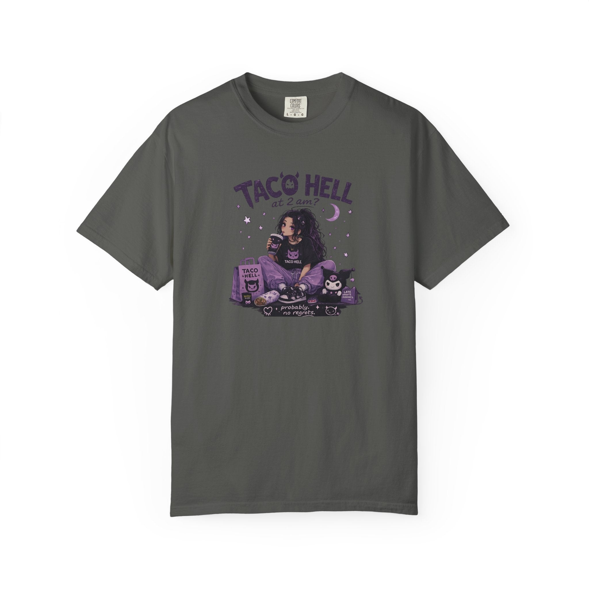 T-Shirt — "Taco Hell" Goth Taco Lover Graphic Tee