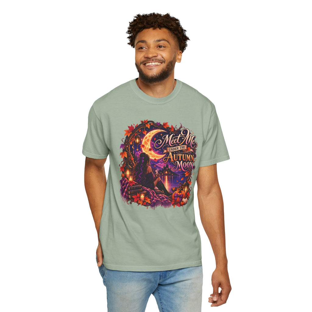 "Meet Me Under the Autumn Moon" Fall Graphic Tee