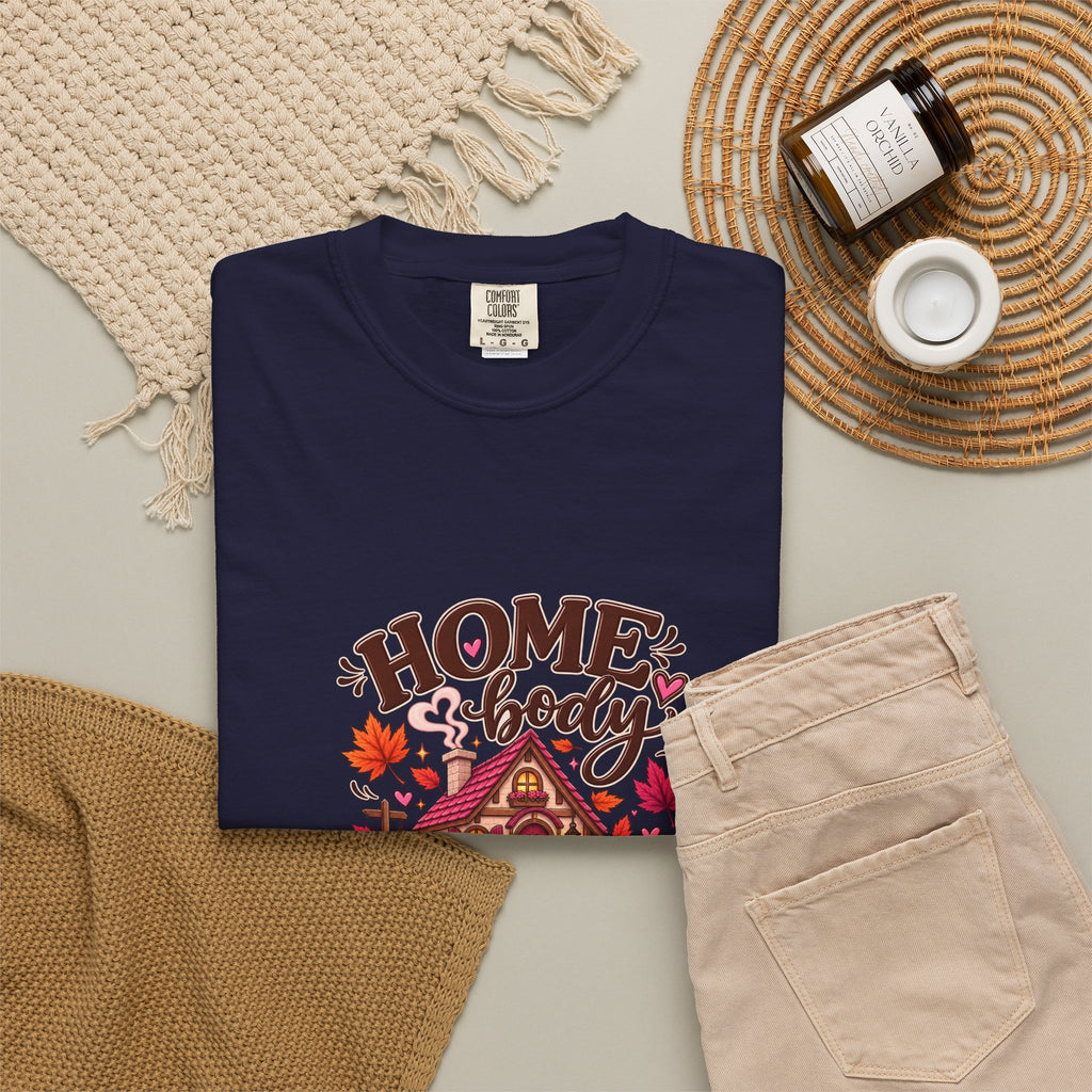 Homebody Season T-Shirt — Cozy Autumn Cabin Fall Graphic Tee