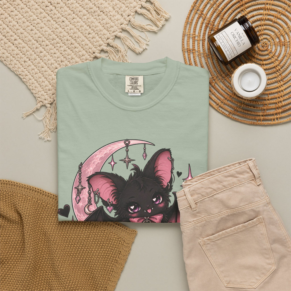 Certified Creature of the Night T-Shirt — Goth Bat Graphic Tee