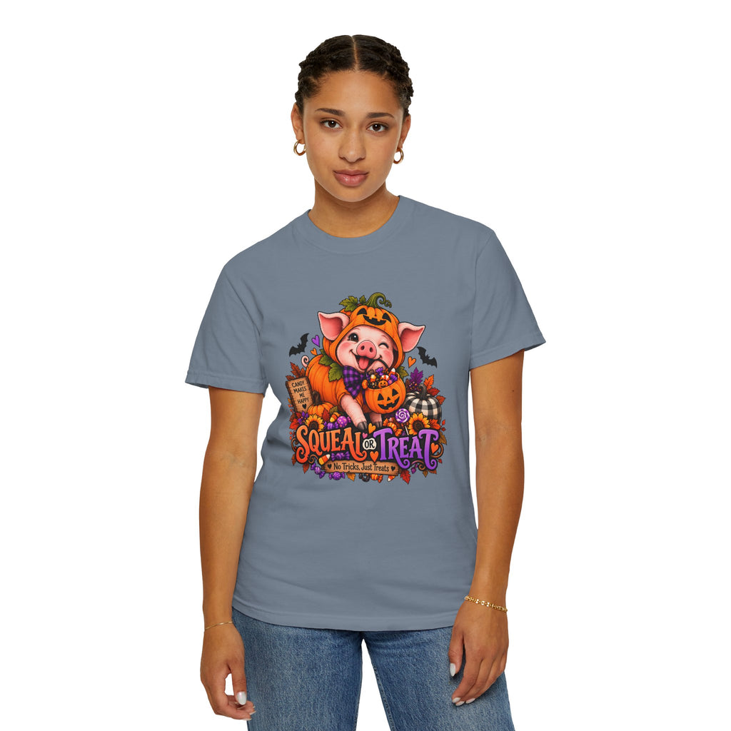 Halloween Pig "Squeal or Treat" T-Shirt
