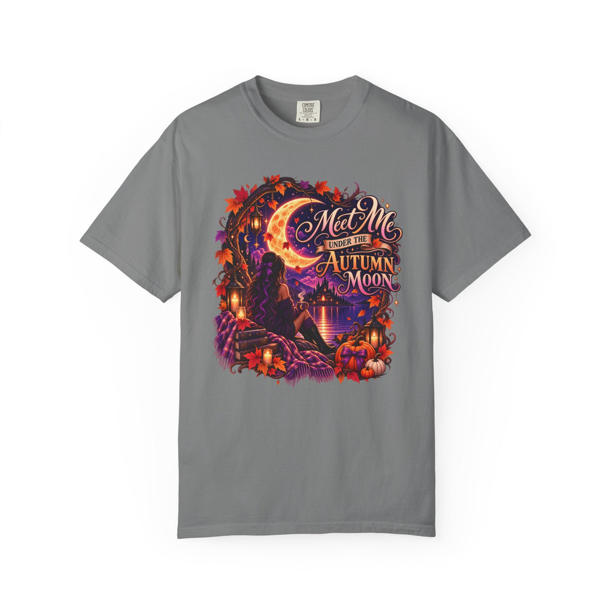 "Meet Me Under the Autumn Moon" Fall Graphic Tee