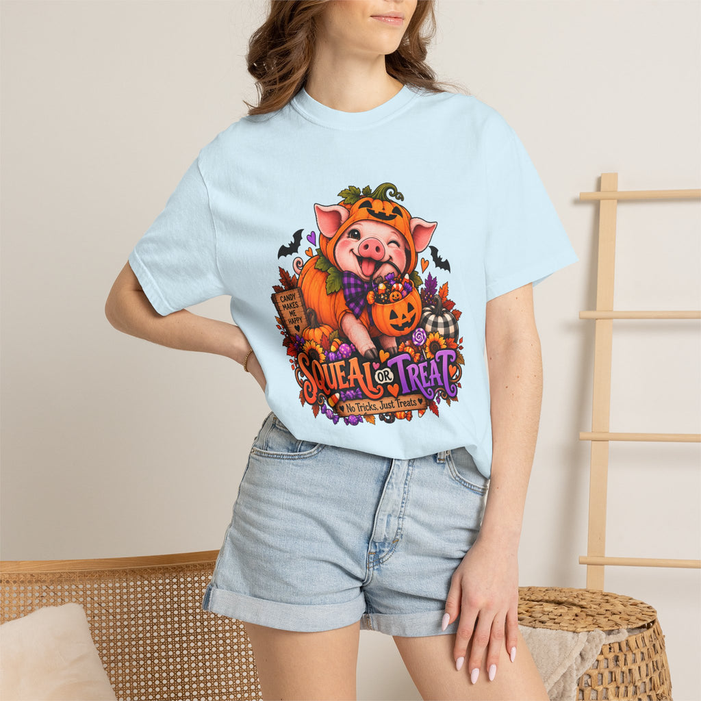 Halloween Pig "Squeal or Treat" T-Shirt