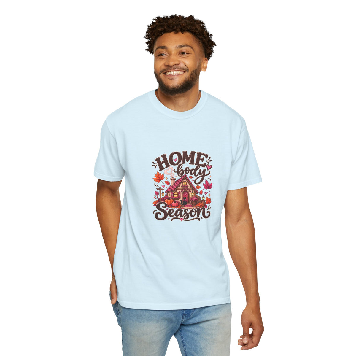 Homebody Season T-Shirt — Cozy Autumn Cabin Fall Graphic Tee