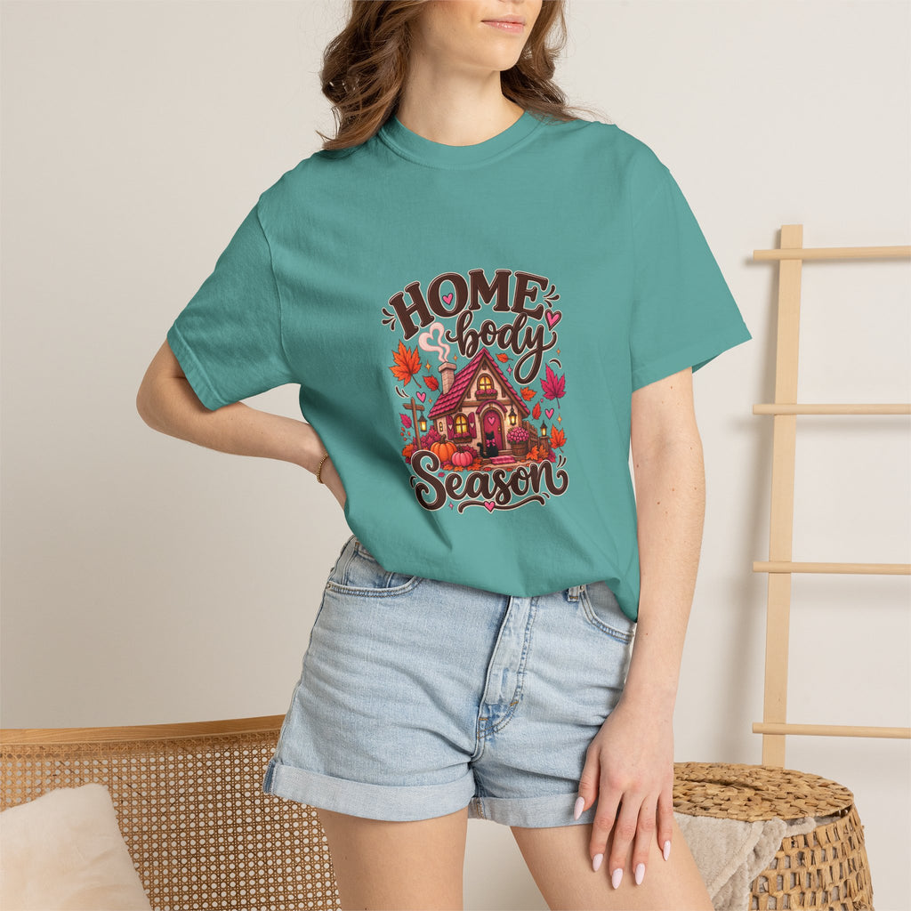 Homebody Season T-Shirt — Cozy Autumn Cabin Fall Graphic Tee